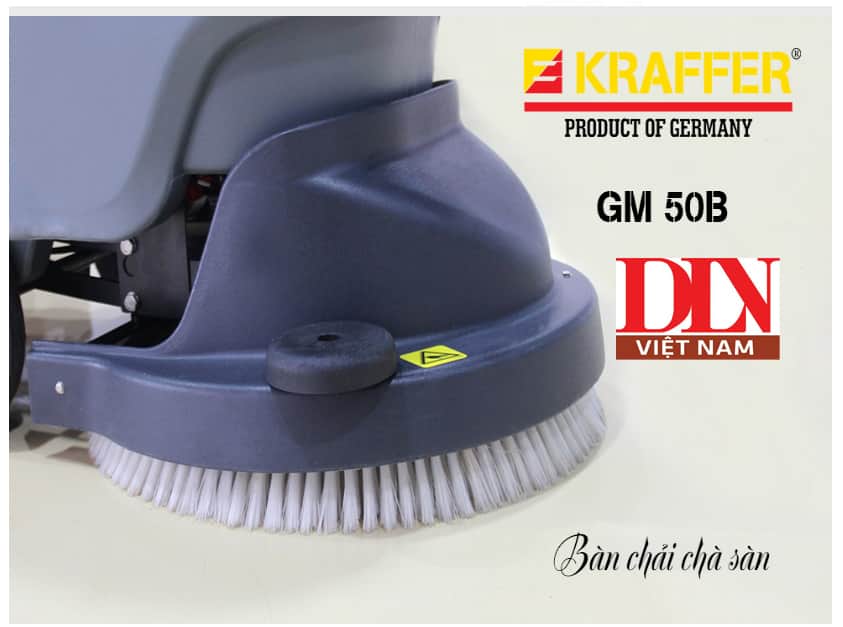 Bàn chải máy chà sàn công nghiệp Kraffer GM50B