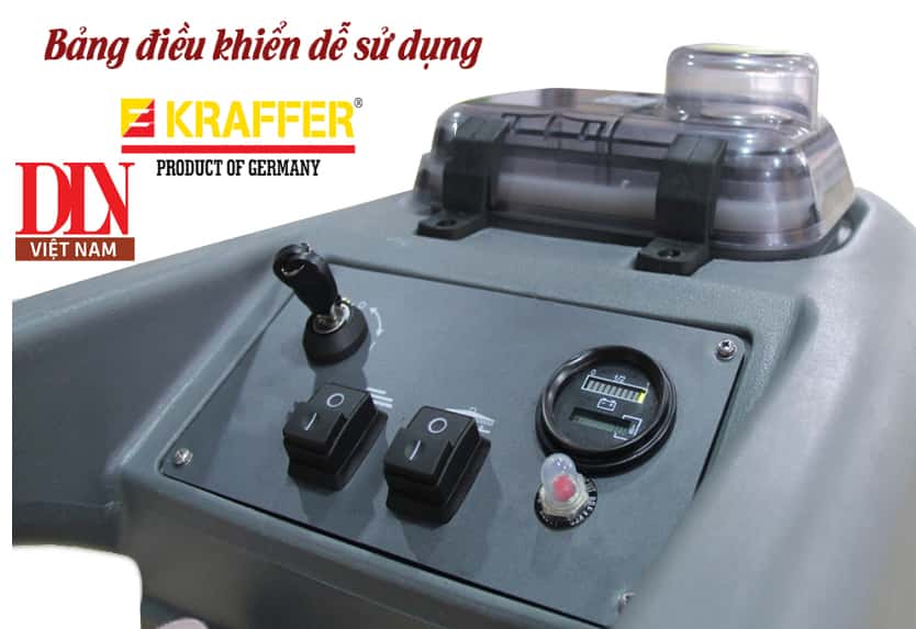 Bảng điều khiển và hiển thị máy chà sàn liên hợp Kraffer GM50B