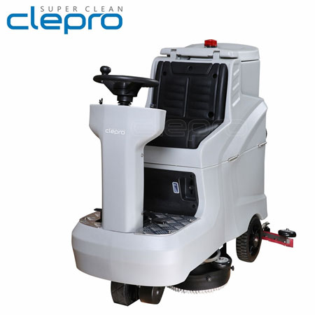 Máy chà sàn liên hợp ngồi lái ClePro C66B dùng ắc quy 24VDC